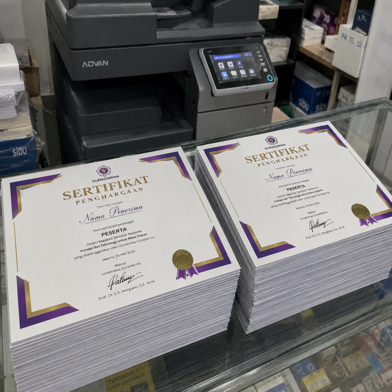Sertifikat Minawa